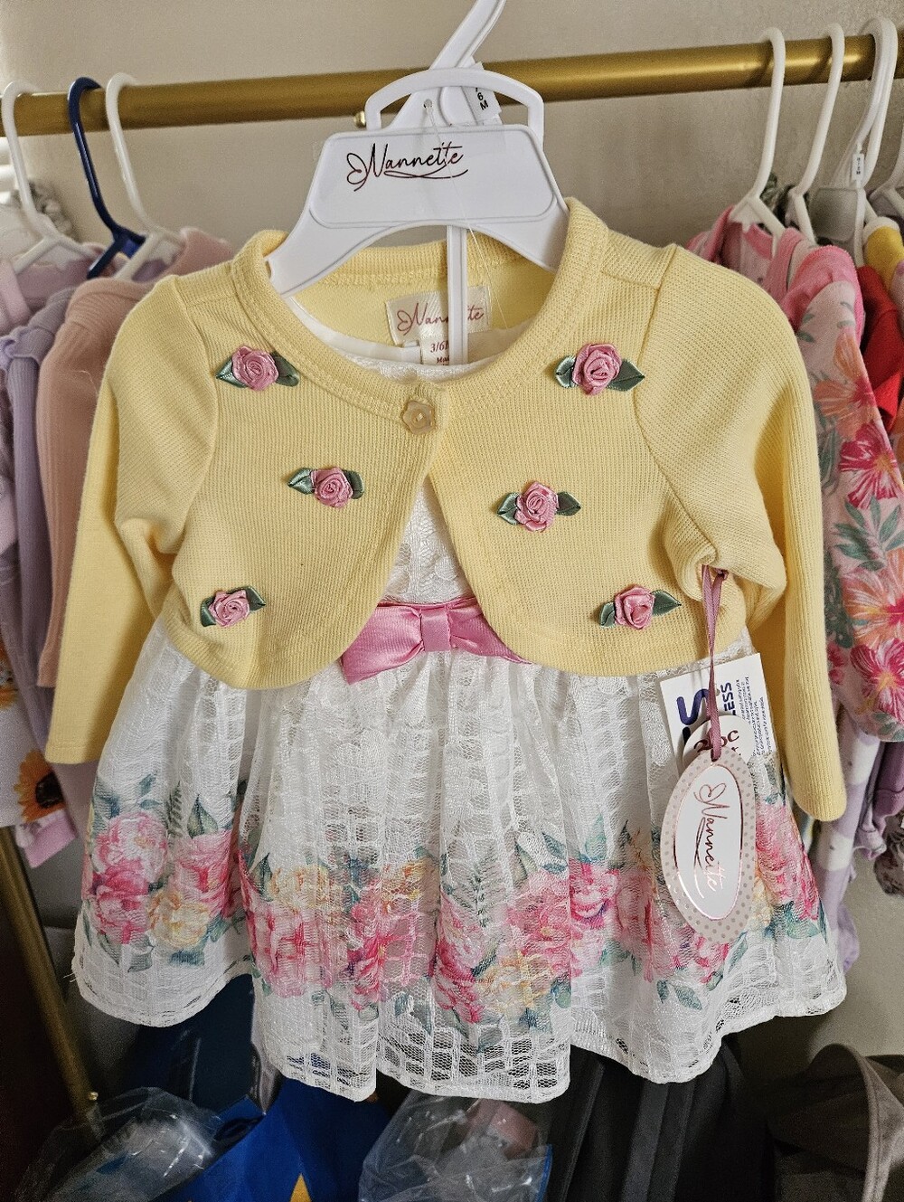 Babygirl Dress With Sweater